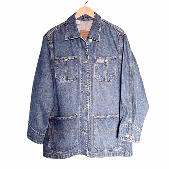 Lauren Jeans Co Vintage Ralph Lauren Denim Barn Coat Chore Jacket Women’s